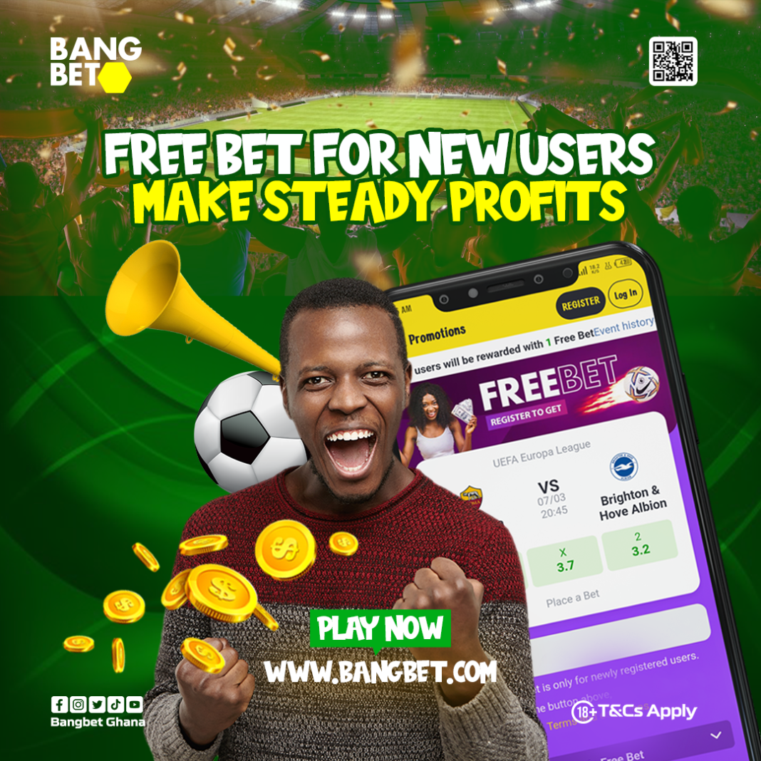 Ghana free bet for new users Make steady profits