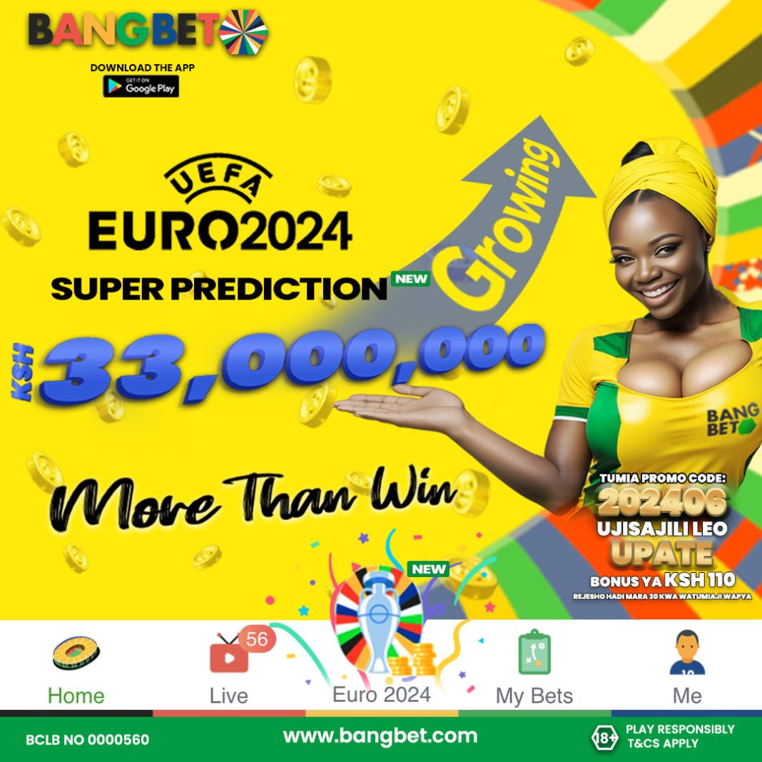 Bangbet's super prediction jackpot UEFA Euro 2024