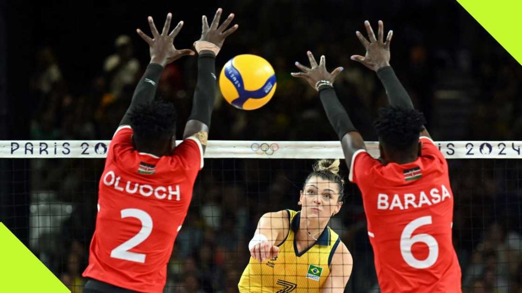 Kenya's vs. Brazil in the Women's Volleyball Olympic Opener