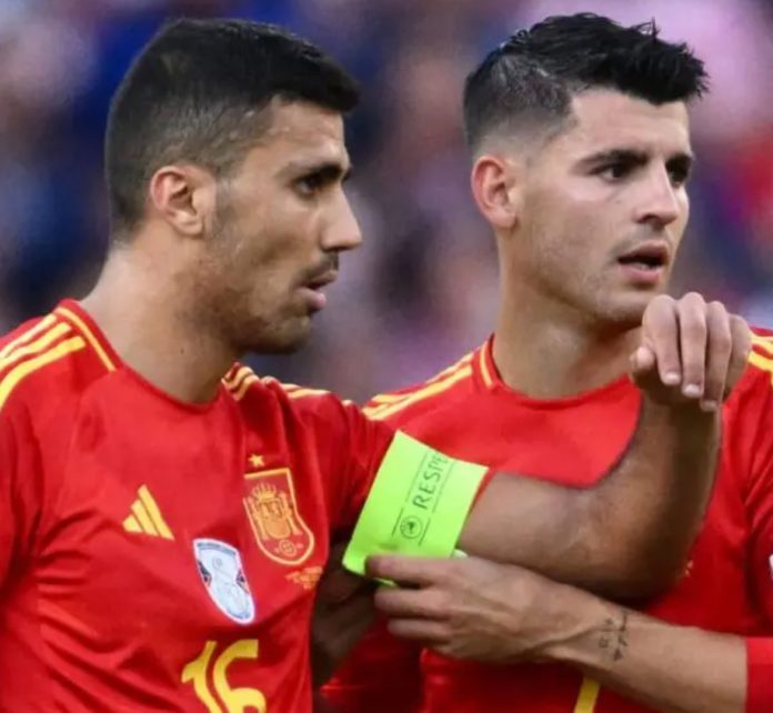 Rodri and Álvaro Morata Charged by UEFA