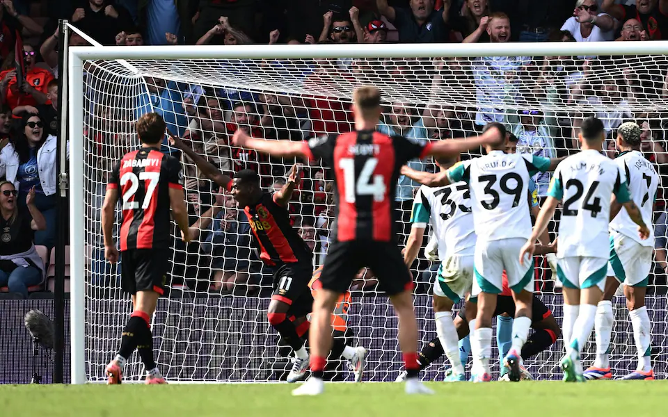 Newcastle United and Bournemouth 1-1 Draw