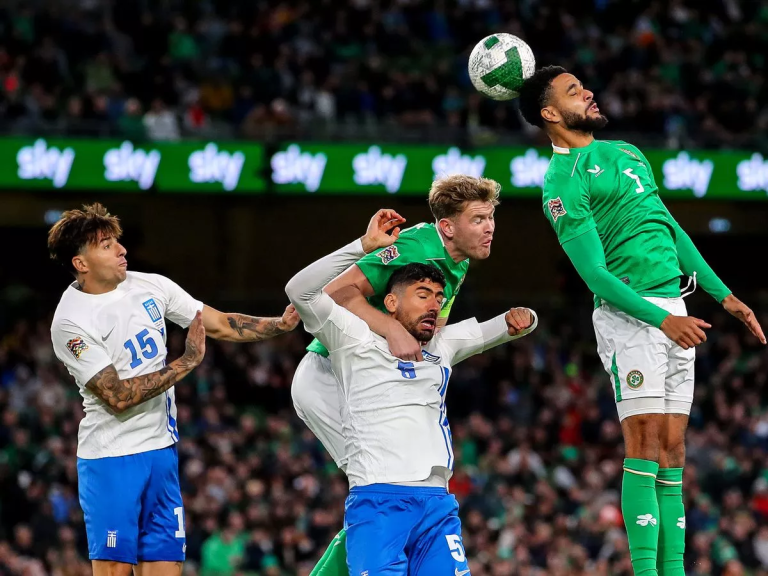 Greece Defeats Ireland 2-0 in UEFA Nations League Clash