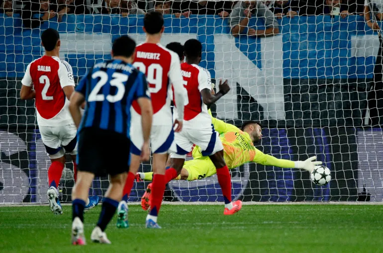 Arsenal vs. Atalanta: David Raya's Saves Secure UCL Point