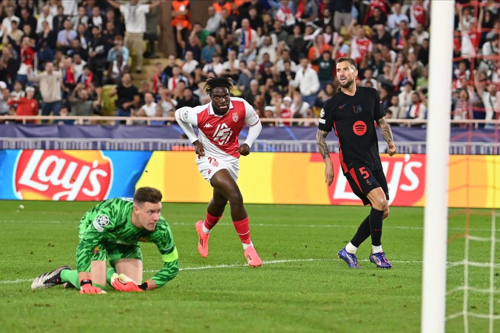 AS Monaco Overcome Barcelona in Dramatic UCL Clash