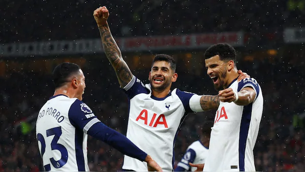 Tottenham Thrash 10-Man Manchester United 3-0