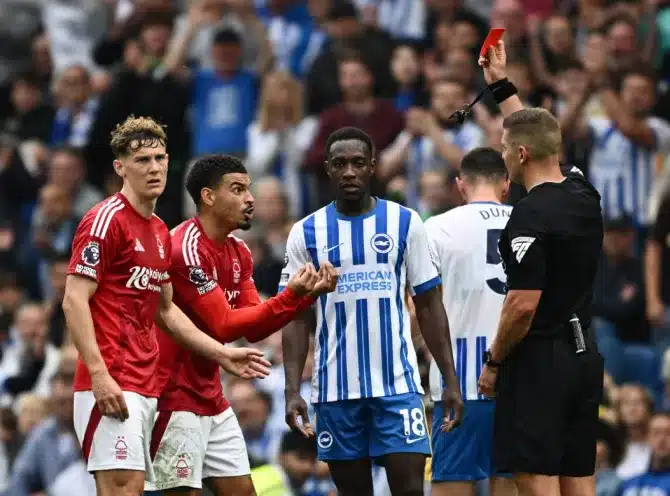 Brighton and Nottingham Forest Share Spoils in 2-2 Draw