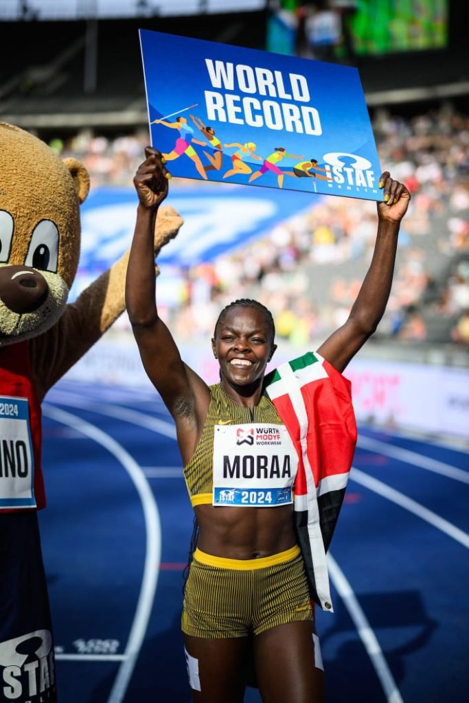 Mary Moraa Shatters 600m World Record