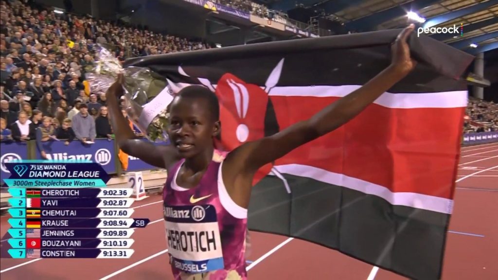 Faith Cherotich Beats Winfred Yavi for Diamond League Steeplechase Win