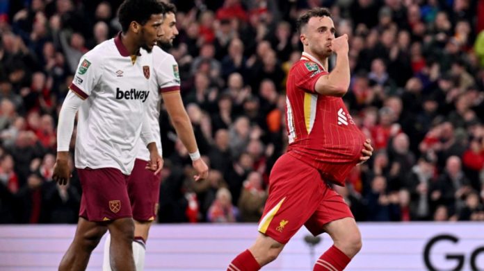 Liverpool Crushes West Ham 5-1 in Carabao Cup Triumph