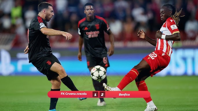 Benfica Edge Crvena Zvezda 2-1 in UCL Thriller