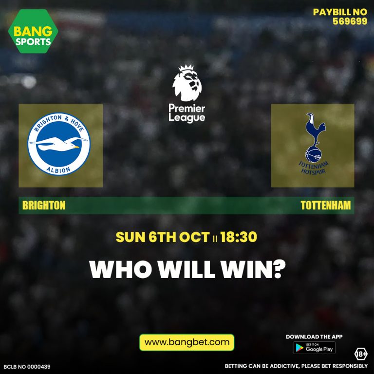 Brighton vs. Tottenham: Who Will Prevail in This Premier League Clash?