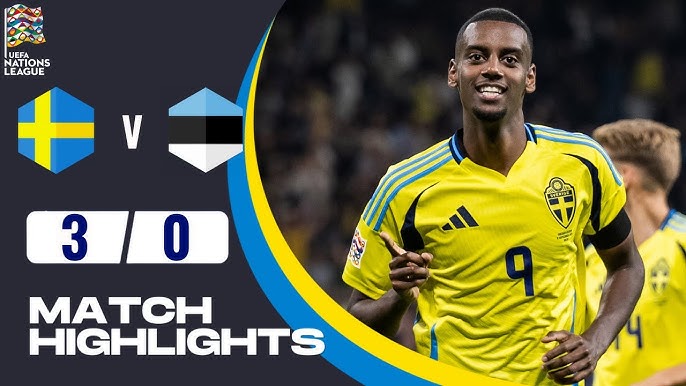 Sweden 3-0 Estonia: Nanasia Brace Secures Dominant Win