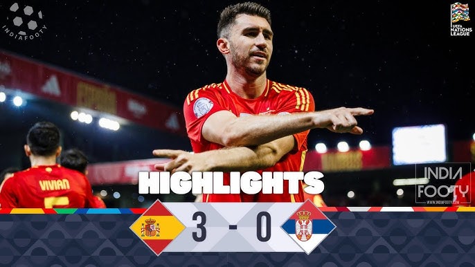 Spain Defeats Serbia 3-0 to Advance in UEFA Nations League