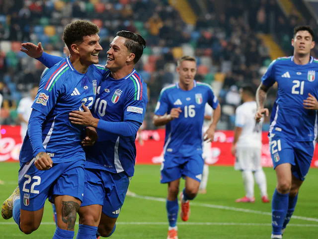 Italy Crushes Israel 4-1 in UEFA Nations League Match