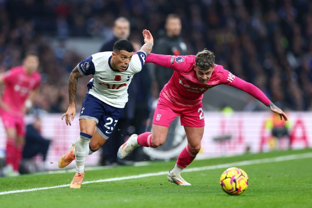 Ipswich Town Shock Tottenham with 2-1