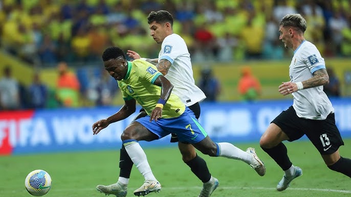 Brazil Held to 1-1 Draw by Uruguay in Qualifiers