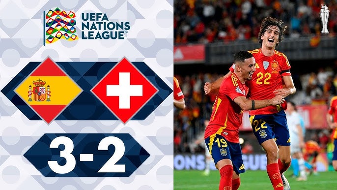 Spain Defeats Switzerland 3-2 in Epic Match