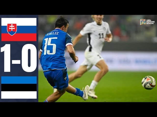 Slovakia Beats Estonia 1-0