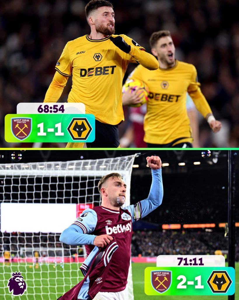 West Ham Edge Wolves