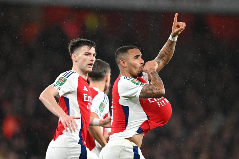 Jesus Shines as Arsenal Overcome Palace in EFL Cup Clash