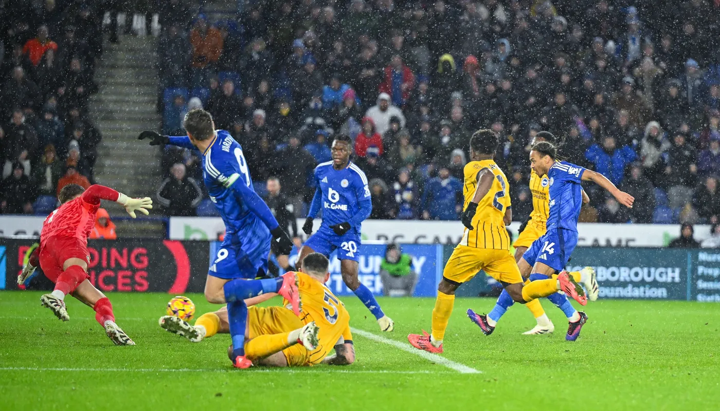 Brighton Held by Leicester After Late Equalizer