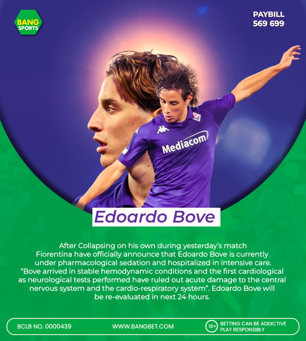 Fiorentina’s Edoardo Bove