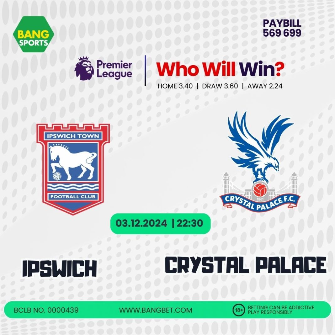 Ipswich Vs. Crystal Palace