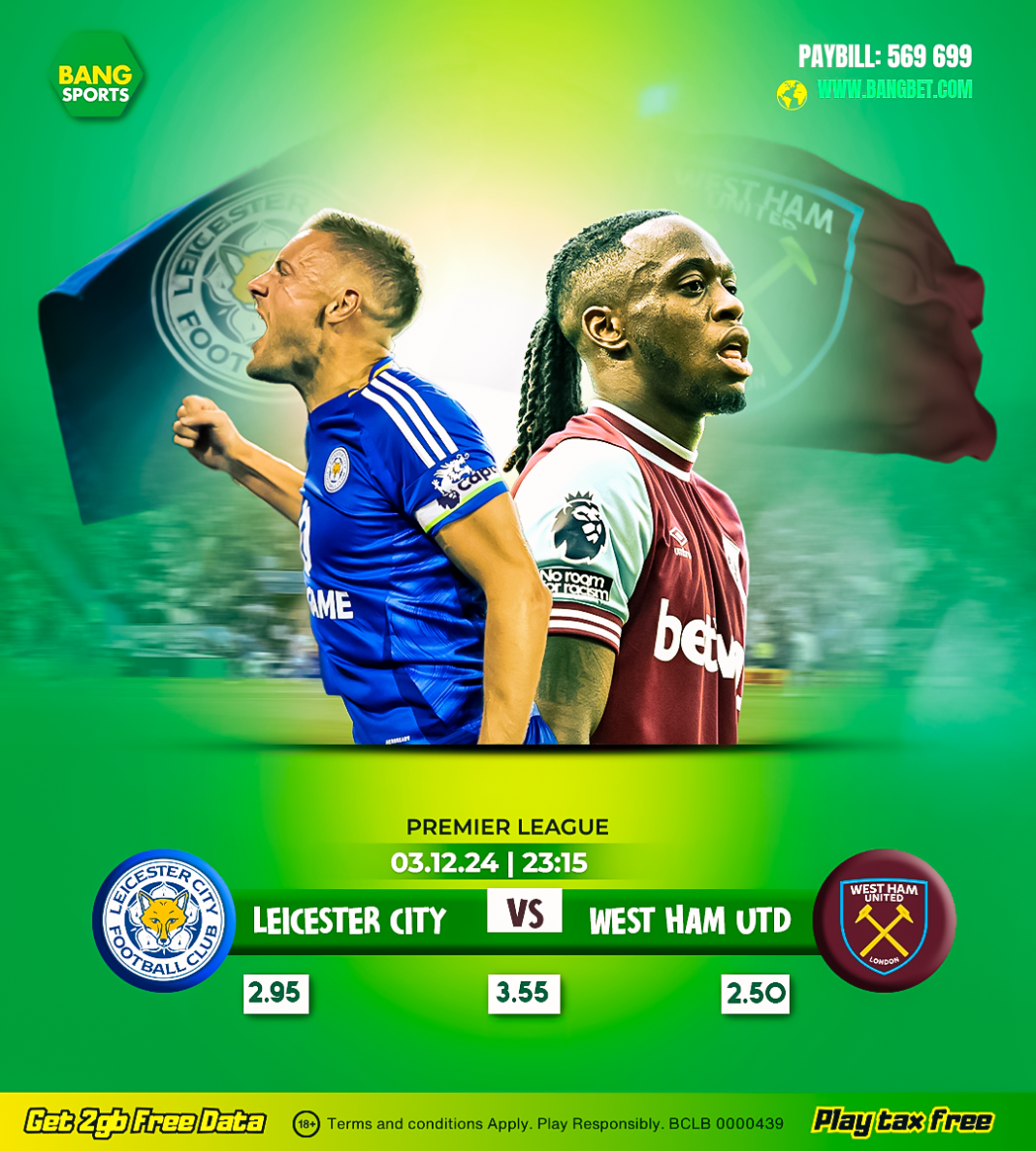 Leicester vs. West Ham