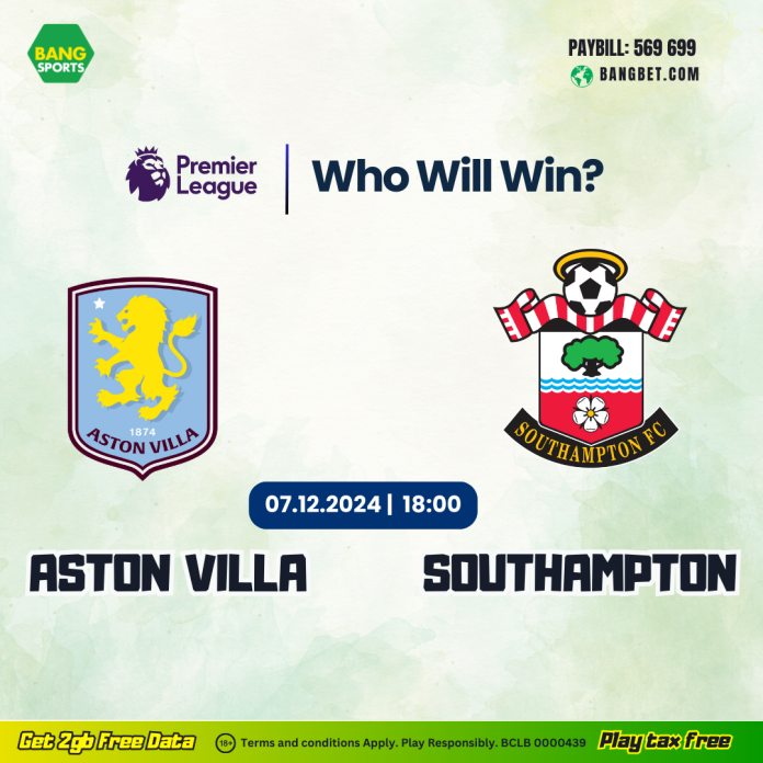 Aston Villa vs Southampton