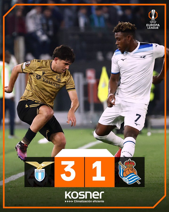 Lazio’s 3-0 Victory Over Real Sociedad Secures Progress
