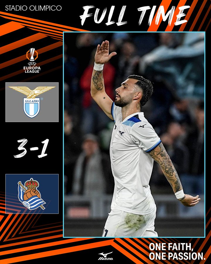 Lazio’s 3-0 Victory Over Real Sociedad Secures Progress
