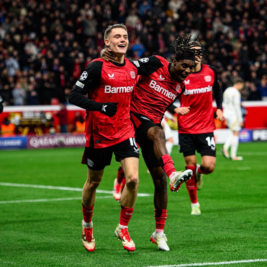 Bayer Leverkusen Secure UCL Knockout Spot with 2-0 Win