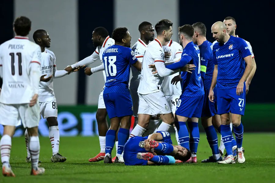 Dinamo Zagreb Beat AC Milan but Crash Out of UCL