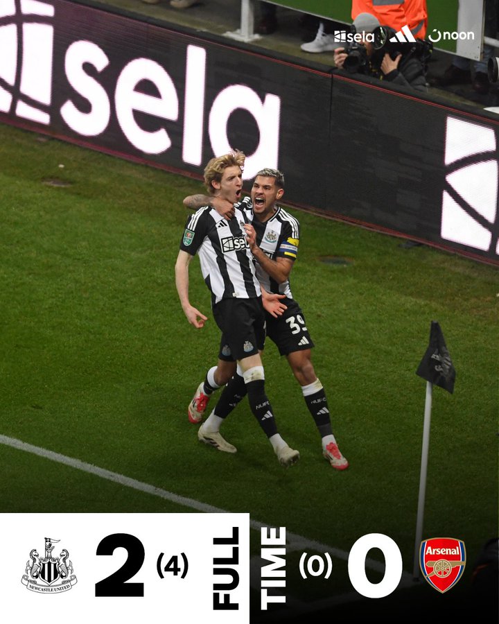 Newcastle United One Win Away from EFL Cup Glory