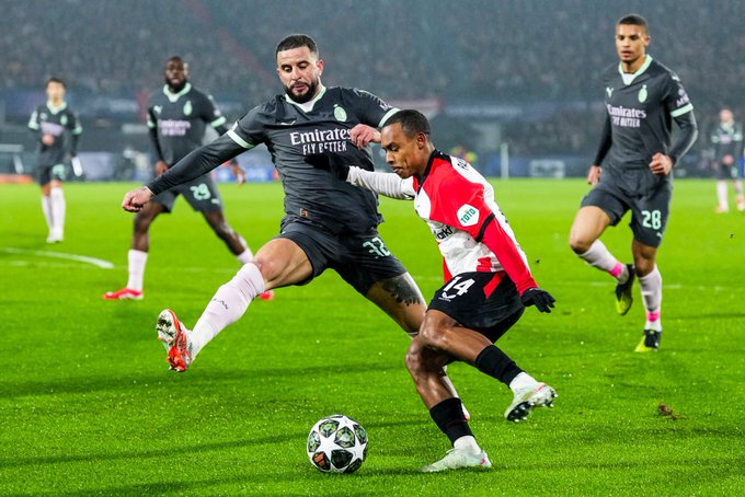 UCL Drama: Feyenoord Hold Edge Over Milan After 1-0 Win