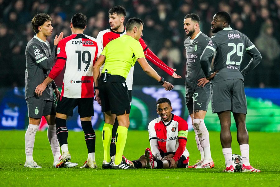 UCL Drama: Feyenoord Hold Edge Over Milan After 1-0 Win