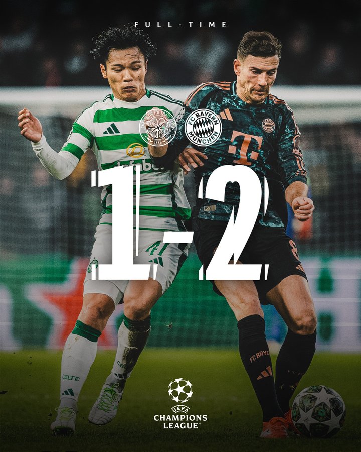 Bayern Edge Celtic in UCL Knockout First Leg