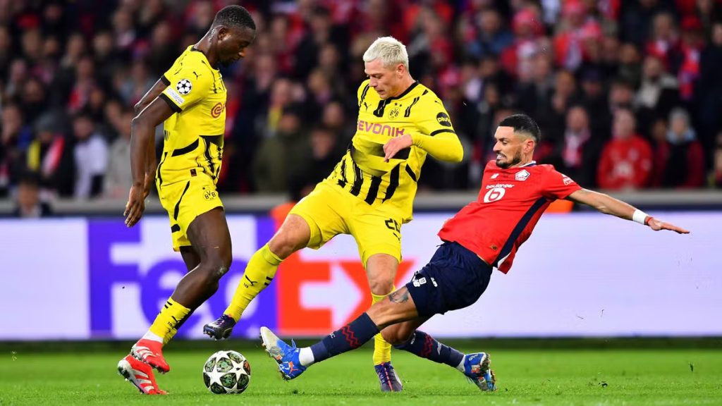 Borussia Dortmund’s Second-Half Surge Knocks Out Lille