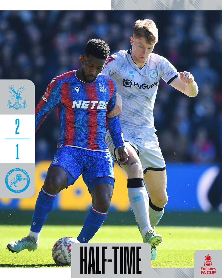 Palace Dominate London Derby with a 3-1 Victory Over Millwall