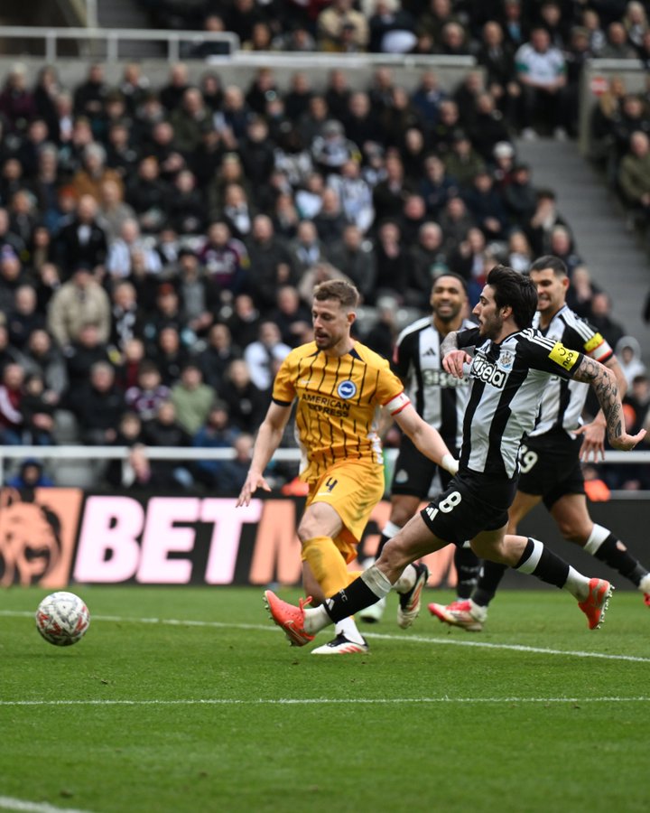 Brighton Stun Newcastle 2-1 in FA Cup Extra Time