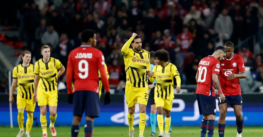 Borussia Dortmund’s Second-Half Surge Knocks Out Lille